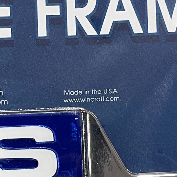 Detroit Tigers Metal MLB License Plate Frame Cover Navy Blue WinCraft USA NEW - Picture 5 of 8